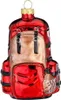 Christbaumschmuck Glas Wanderrucksack 11cm rot Produktbild-Vorschau 1
