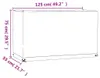 Copertura per mobili da giardino 8 occhielli 125x55x75 cm Anteprima dell’immagine prodotto 7