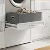 SoBuy Wasmachinekast Wit Met Lades en Planken, Productafbeelding-voorbeeld 7