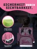 Mädchen Schulranzen 1. Klasse in Rosa mit Barbie Motiv Produktbild-Vorschau 4