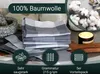 5er Set Geschirrtücher Baumwolle 50x70 cm anthrazit-kariert Produktbild-Vorschau 9
