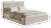 Selsey Softie Slim – Polsterbett 180×200 mit Bettkasten und Produktbild-Vorschau 5