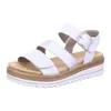 Remonte D0Q55 90 Sandalo donna con zeppa argento - bianco, Anteprima dell’immagine prodotto 22