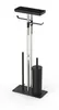 Relaxdays WC-accessoire, roestvrij staal, met opbergruimte Productafbeelding-voorbeeld 10