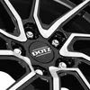 4 Felgen Dotz Spa dark 8.0Jx18 5x114.3 für Renault Clio Produktbild-Vorschau 2