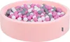 KiddyMoon suchy basen okrągły z piłeczkami 7cm 120x30 Podgląd zdjęcia produktu 1