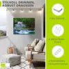 ARTland Wandbild Alu für Innen & Outdoor Tiefen Wald Produktbild-Vorschau 3