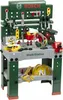 A toy Bosch Workstation with various accessories, including a toy car, tools, and safety gear. Produktbild-Vorschau