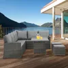 SVITA Monroe Garten-Lounge Set Polyrattan Lounge-Möbel Produktbild-Vorschau 3