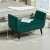 Ławka HOMCOM z podłokietnikami i schowkiem, tapicerowana, z Podgląd zdjęcia produktu 3
