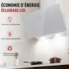 Hotte aspirante sans cadre LEVIVO A+++ 60 cm en mode Voir les images du produit 3