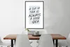 MuchoWow® Gerahmtes Poster Zitate - Eine Tasse Tee ist Produktbild-Vorschau 3