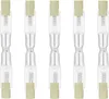 Five halogen light bulbs arranged horizontally against a white background. Podgląd zdjęcia produktu