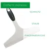 Novaliv 2x Duschabzieher 23,5 cm Weiß ergonomischer Griff Produktbild-Vorschau 6