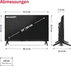 Sharp 24HE2745E Fernseher 24 Zoll Smart TV powered by TiVo Produktbild-Vorschau 3