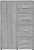 vidaXL Kredens szary Sonoma 60x31x84 cm Materiał Podgląd zdjęcia produktu 5