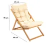Skye Decor, My006, chaises de jardin, marron, bois, 59 x 90 Voir les images du produit 4