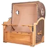 Strandkorb-Set - bene living - Königssee Teak - PE grau- Produktbild-Vorschau 23