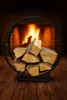 Kaminholzständer Ø52 cm rund – Holzkorb Kaminholzregal Produktbild-Vorschau 5
