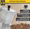 Karl Krüger 513 Espressokocher Aluminium für 12 Tassen Produktbild-Vorschau 2