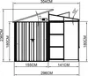 Kombi Gewächs- und Gerätehaus Modell Greenstore 8,82 m² Produktbild-Vorschau 16