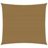 Stínící plachta 160 g/m² taupe 4 x 4 m HDPE Náhled obrázku produktu 1