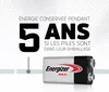 Energizer Pile Max Alcaline 9V/E-Block/6LR61 2 pcs/paquet. Voir les images du produit 10