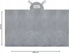 Ręcznik kąpielowy z kapturem dla dzieci 70x140 cm – miękkie Podgląd zdjęcia produktu 3
