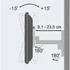 TECHLY Wandhalterung für TV - Schwarz - 1 Unterstützte(r) Produktbild-Vorschau 6