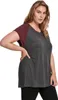 Urban Classics Ladies - RAGLAN Contrast Top charcoal - XL Produktbild-Vorschau 6