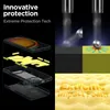 Collage of images showing phone case construction and impact protection technology. Produktbild-Vorschau