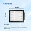 A diagram showing the dimensions of a filter. Produktbild-Vorschau