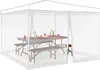 Relaxdays Moskitonetz für 3 x 3 m Pavillon, 2 Seitenteile, Produktbild-Vorschau 1