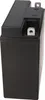 A black battery with metal terminals on a white background. Produktbild-Vorschau