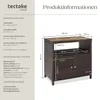 tectake® Gartenschrank Monscia höhenverstellbare Füße, 90 x Produktbild-Vorschau 6
