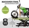 Motorradhebebühne hydraulisch 360 kg Breite 50 cm kleiner Produktbild-Vorschau 2
