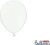 Pastellweiße Geburtstagsballons 12 cm, 100 Stück. Produktbild-Vorschau 4