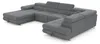 Wohnlandschaft Cordo U-Form XXL 345 cm Schlaffunktion 2 Produktbild-Vorschau 9