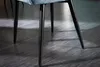 riess-ambiente Design Stuhl MILANO petrol Samt mit Armlehne Produktbild-Vorschau 10