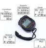 Digital Stoppuhr Sport Timer Uhr Multifunktions Taschenuhr Produktbild-Vorschau 3