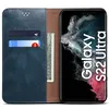 Pouzdro pro Samsung Galaxy S23 Ultra kožené flip pouzdro Náhled obrázku produktu 3