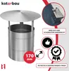 KOTARBAU® Comignolo Antivento Comignolo Canna Fumaria Anteprima dell’immagine prodotto 7