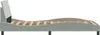 vidaXL Bettgestell "Dover" Hellgrau 100x200 cm Samt Produktbild-Vorschau 5