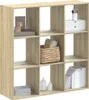 vidaXL Bücherregal Sonoma-Eiche 102x32x102 cm Holzwerkstoff Produktbild-Vorschau 2