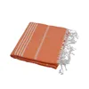Saunatuch Baumwolle orange "Sultan Style" Hamamtuch mit Produktbild-Vorschau 3