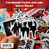 Wasserdichte Punk Sticker, 102 Teile Mit Modernen Designs, Náhled obrázku produktu 3