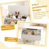 COSTWAY Speelgoedkist met deksel, 2-in-1 houten Productafbeelding-voorbeeld 4