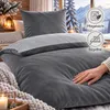 Bettwäsche Winter Flausch Cashmere Touch Uni Wende warm 2 Produktbild-Vorschau 2