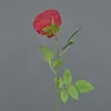 artplants.de Kunst Rose THYRI, rot, 65cm - Textil Rose Produktbild-Vorschau 4
