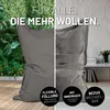 Lumaland Sitzsack 380l grau + Cordhülle Produktbild-Vorschau 3